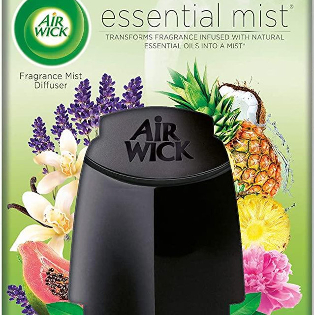 Air Wick, Essential Mist Diffuser, Essential Oils Diffuser, Freshener, Black