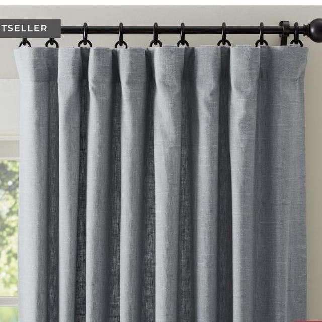 Pottery Barn Curtains (50”W x 96”L Color: Blue Dawn)