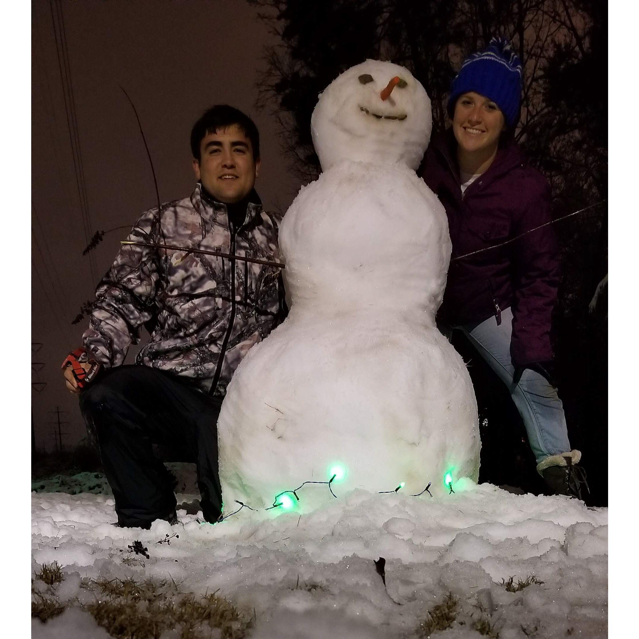 Our first Atlanta Snow!
