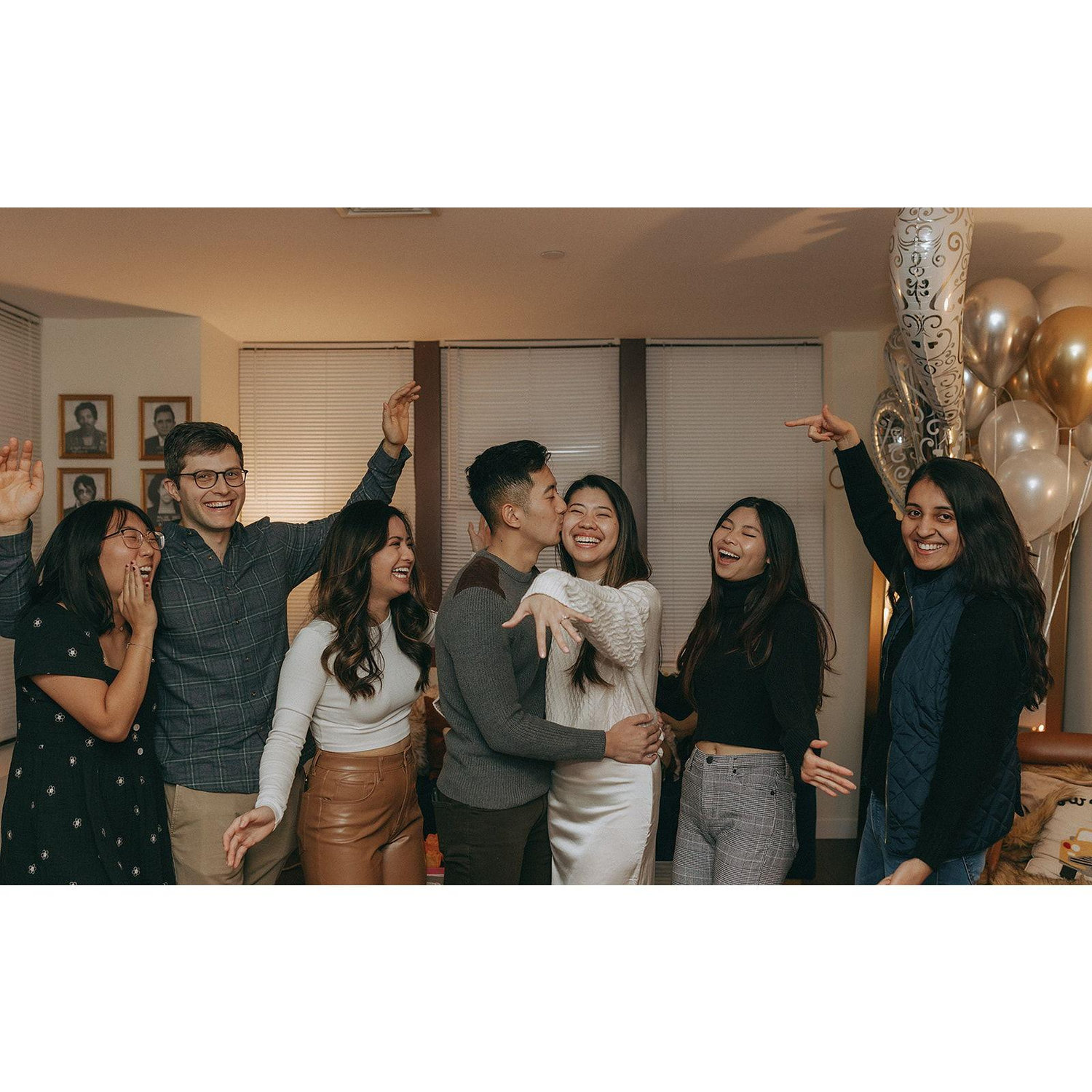 When Kasey devised a plan with Freddie's closest family and friends for a surprise proposal.