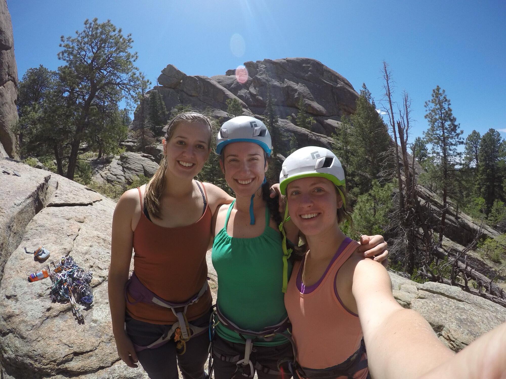Lady Climbers! Tres Piedras 2015
