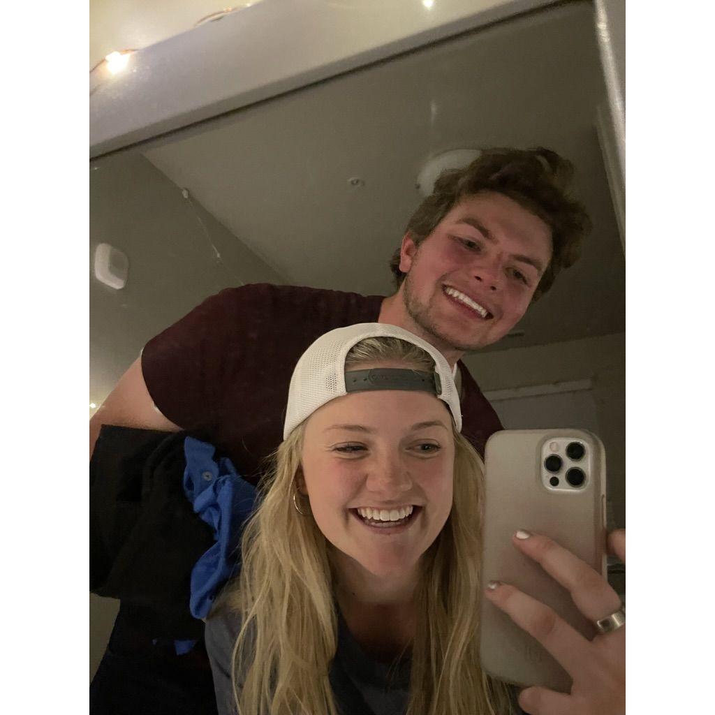 our first photo together as a couple :)