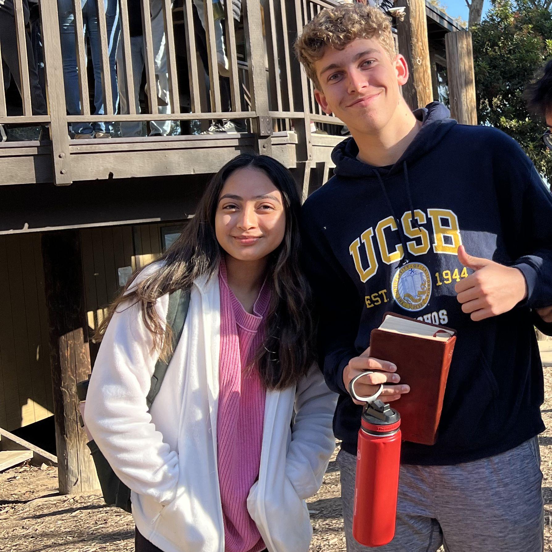Our first photo in Catalina Island!