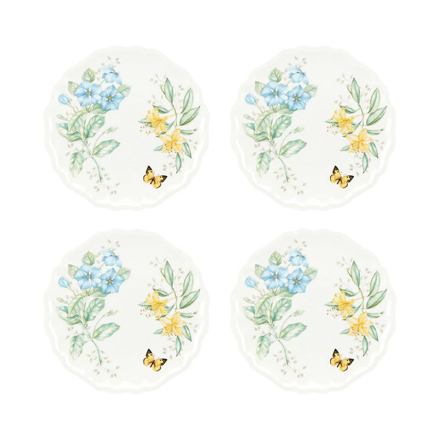 Lenox Butterfly Meadow Melamine Dinner Plates, Set of 4