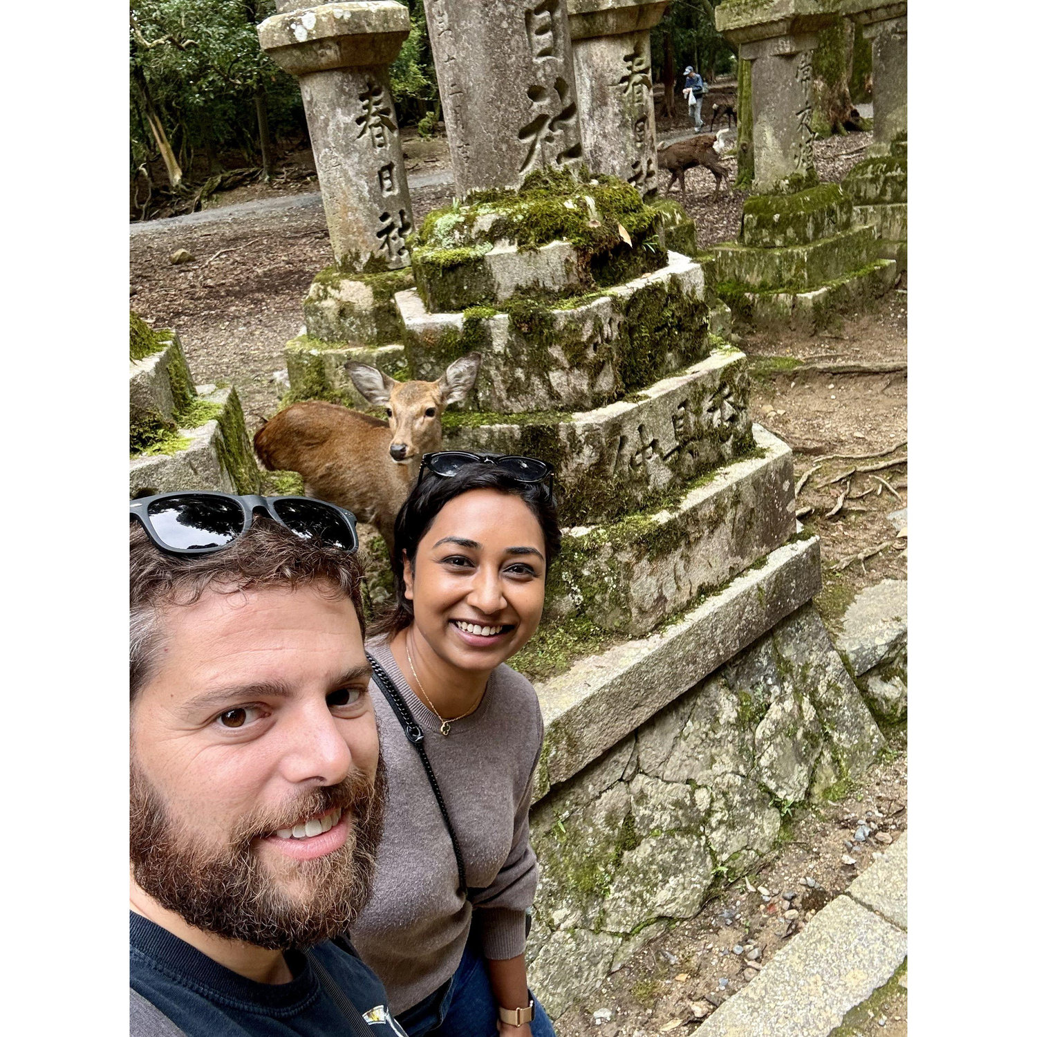 Exploring Nara deers with my dear 🦌