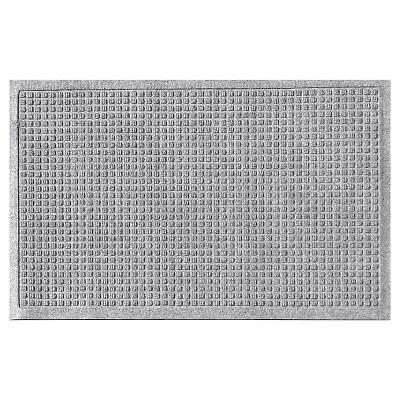 Medium Gray Solid Doormat - (2'X3')- Bungalow Flooring