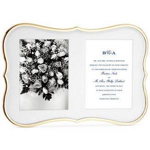 Kate Spade New York- Crown Point Collection Gold-Plated Double Invitation Frame