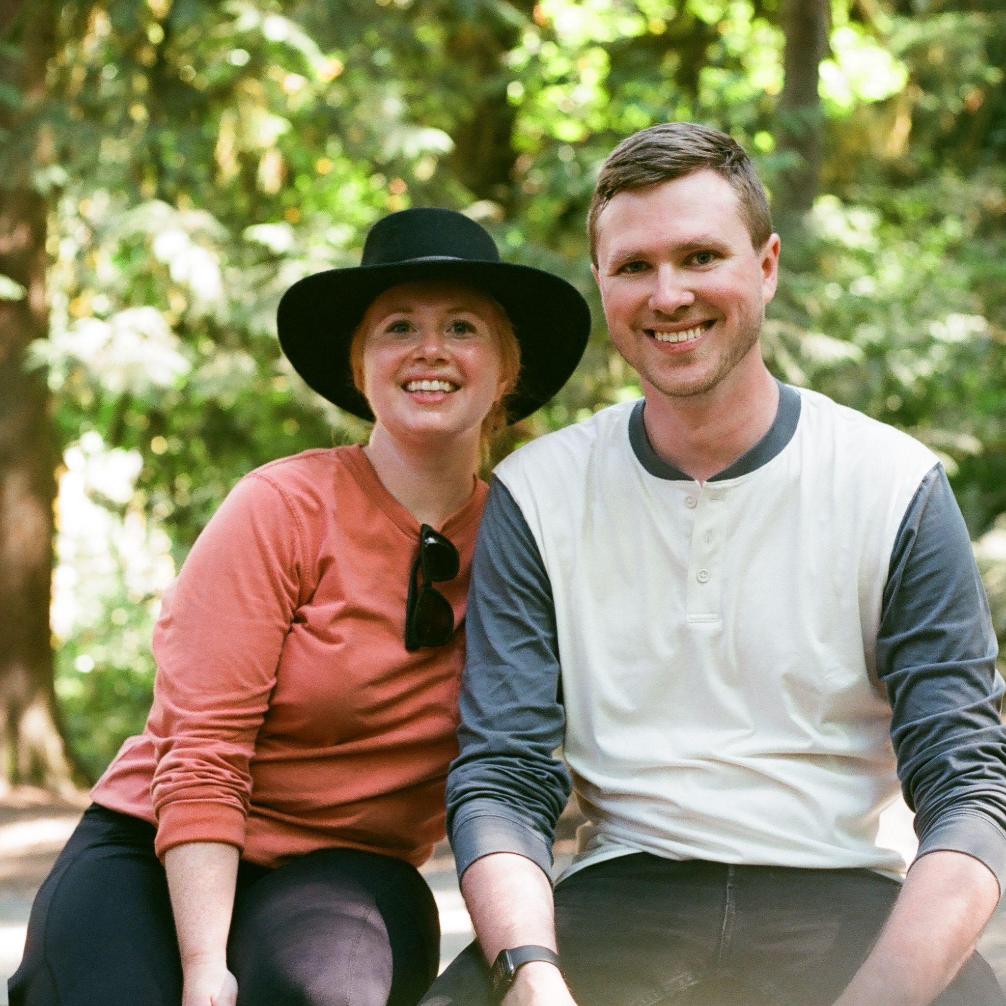 We took this photo on the way up from Snoqualmie Falls before we got too sweaty to be photographed. 2022