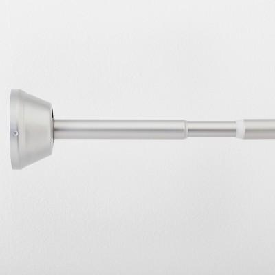 72" Tapered End Cap Curved Aluminum Shower Curtain Rod - Made By Design™