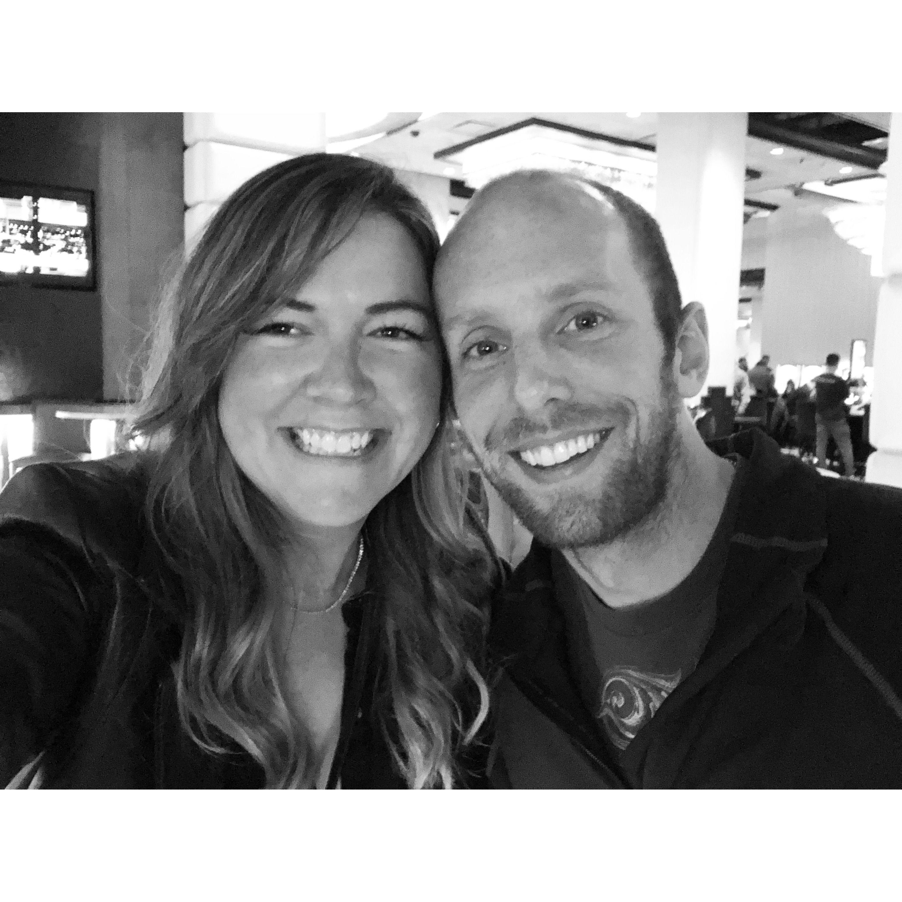 Our first concert together. Deep love for the Bubles.