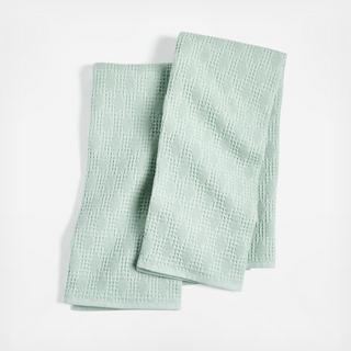 Diamond Pique Dish Towel, Set of 2