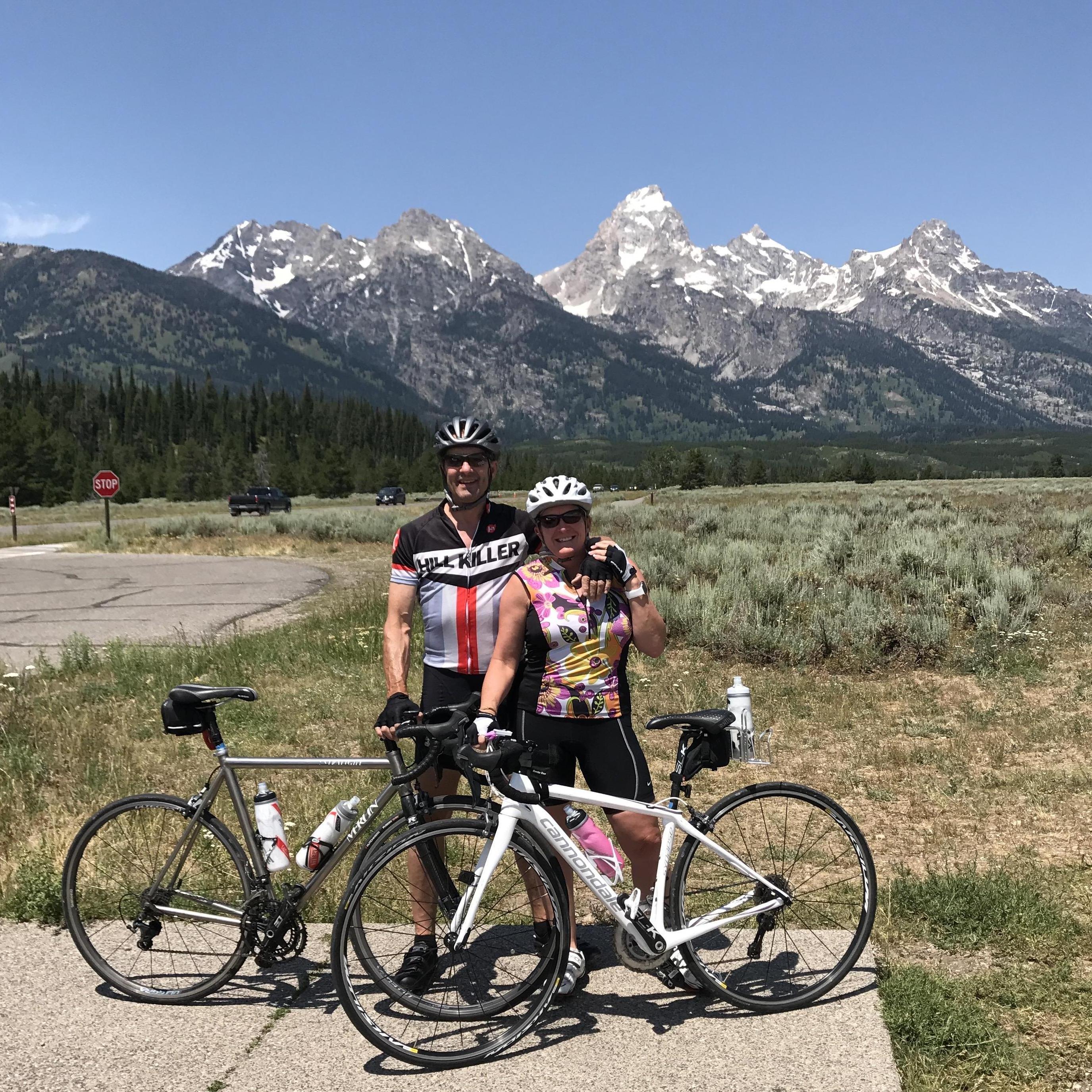 My first visit to Montana - this was in Jackson Hole with the Grand Tetons behind us!