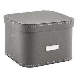 Grey Storage Box with Lid