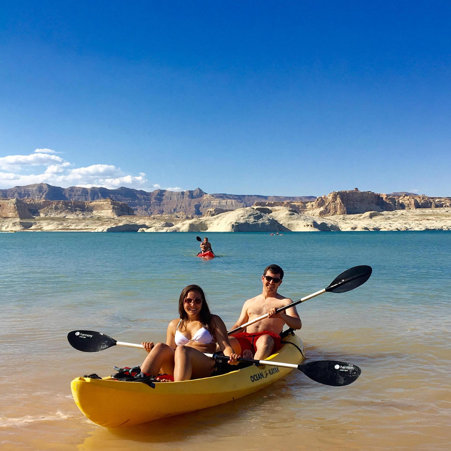 Kayaking on Lake Powell