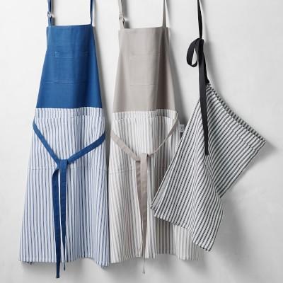 Open Kitchen by Williams Sonoma Apron - Blue, Full Apron