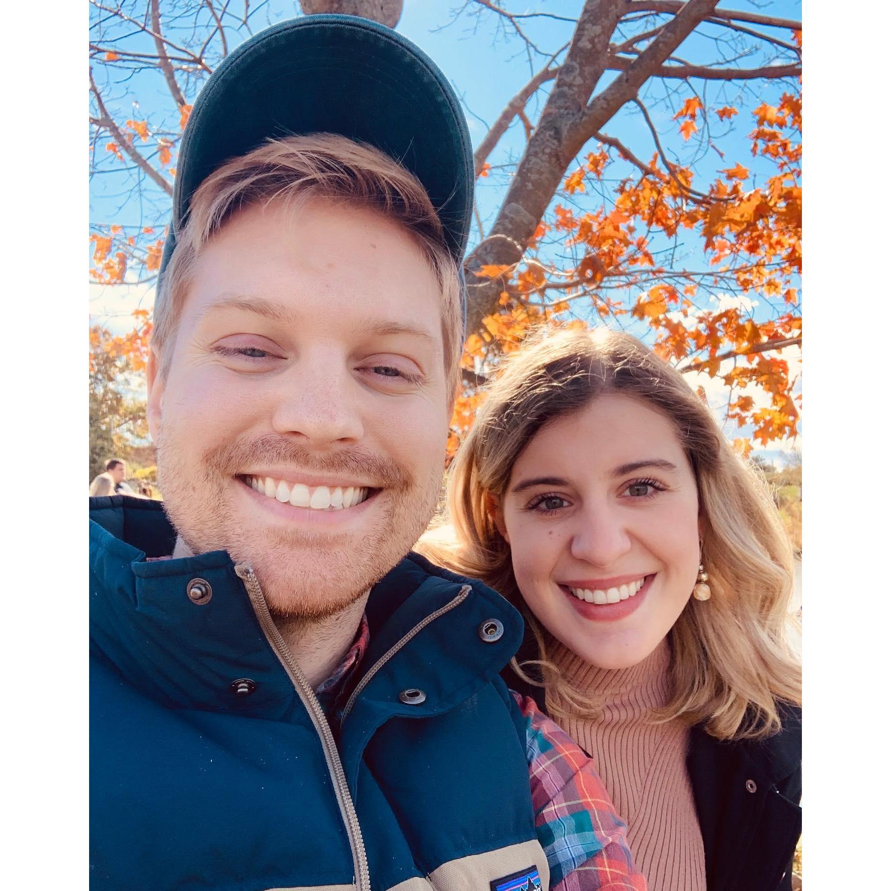 A beautiful fall day for apple picking in New 
England
2019