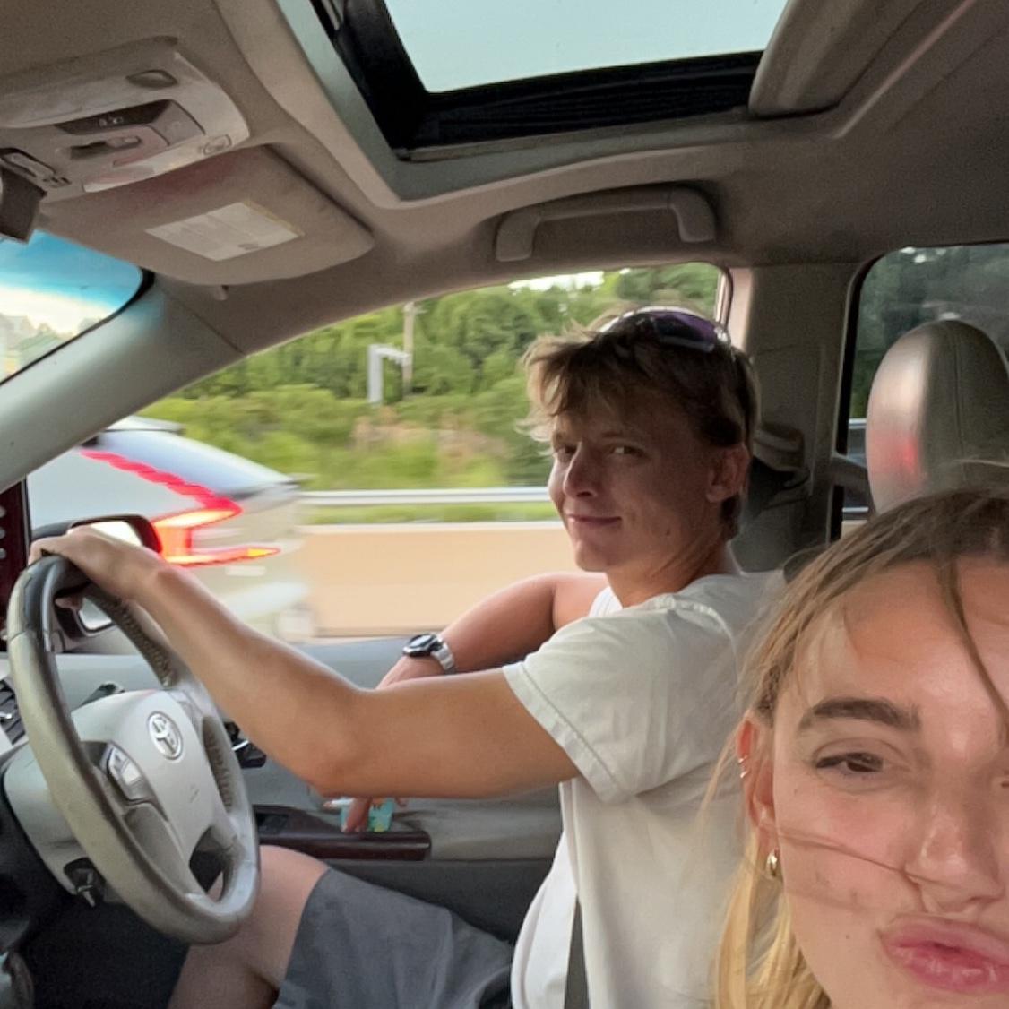 Many dates in the mini van :)