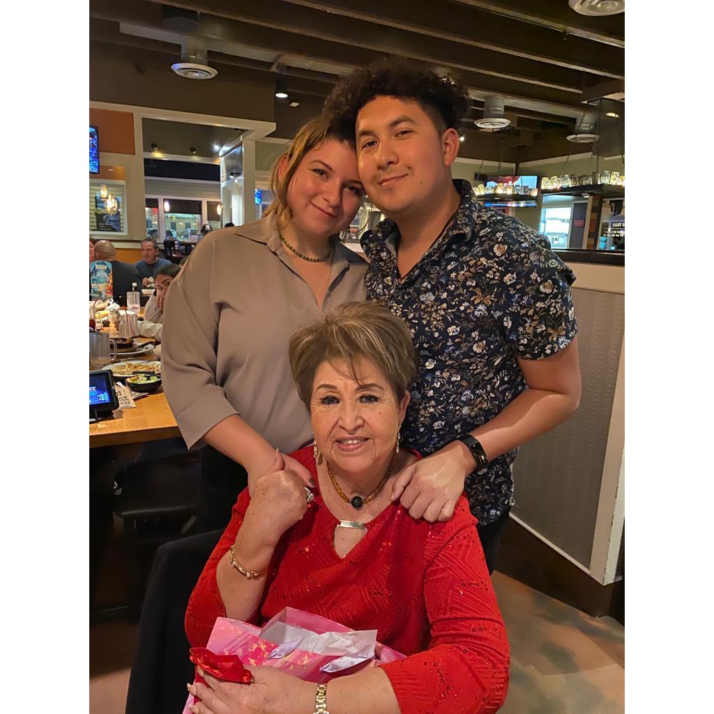 Celebrating Nana's birthday