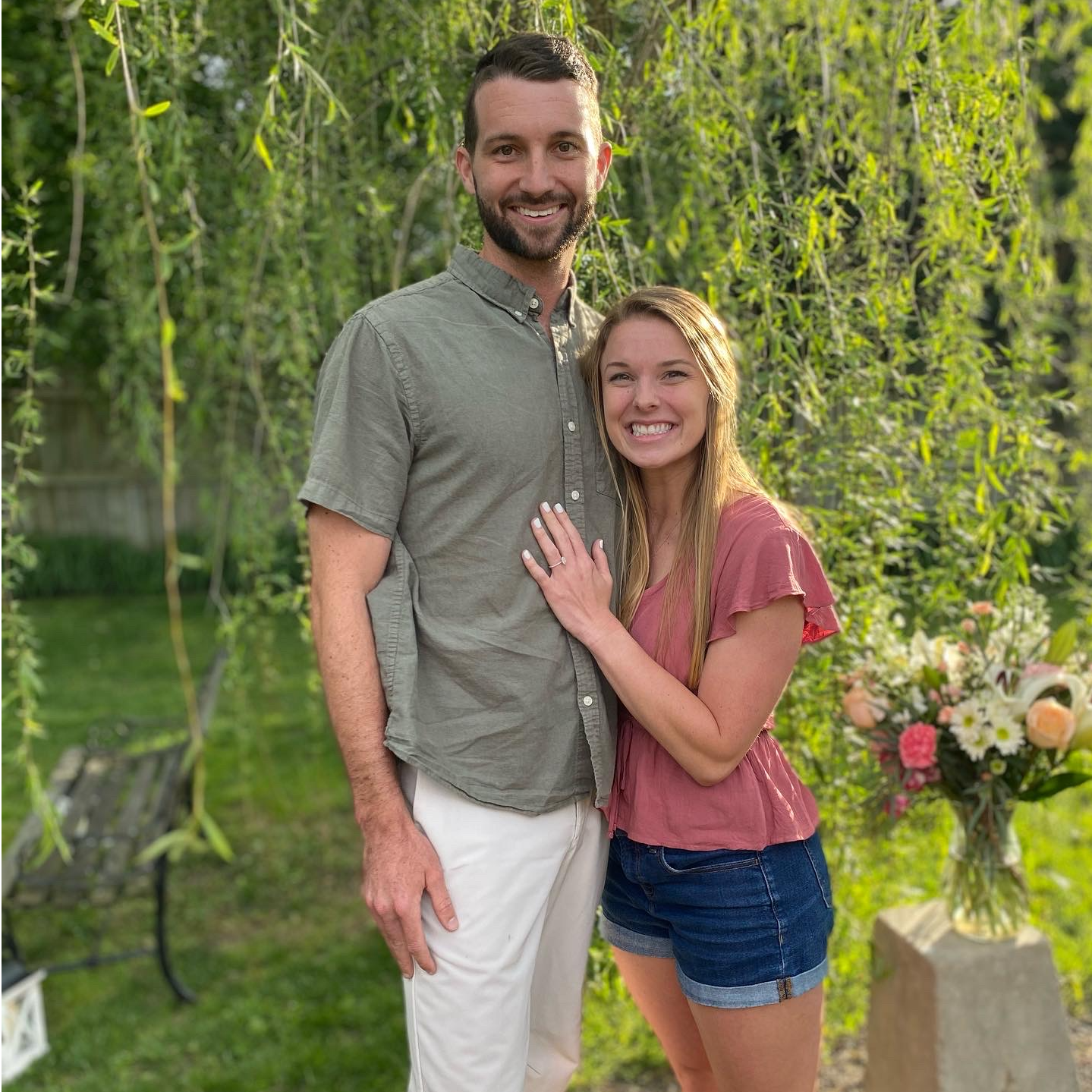 Right after Josh proposed!