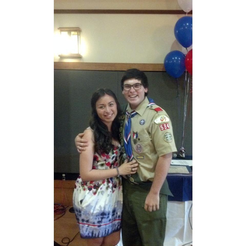 Our very first photo ever as just friends - May 2012