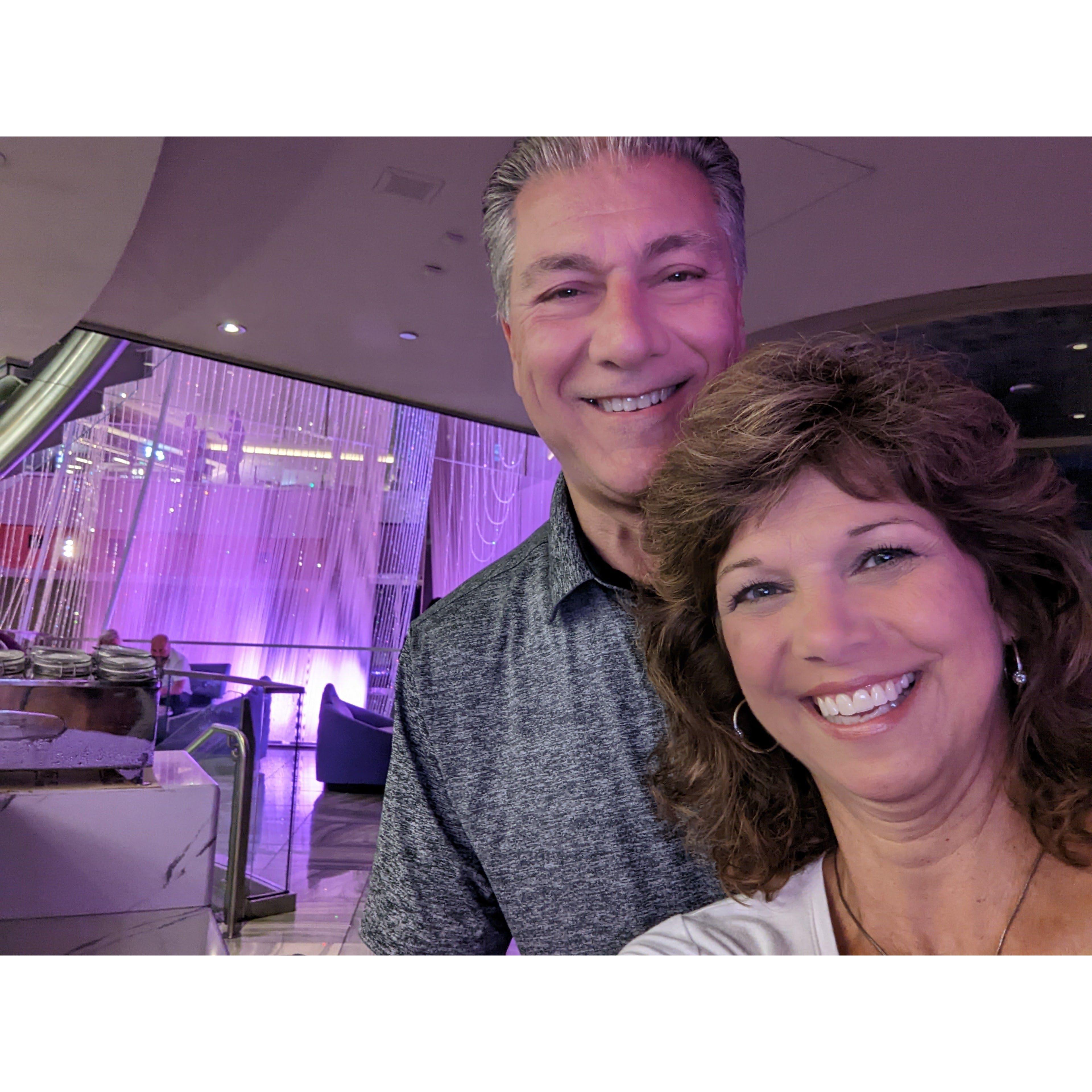 The Cosmopolitan Hotel, Las Vegas, in the Chandelier Lounge - Sept 2022.