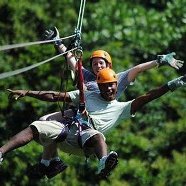 Zip-lining For Two