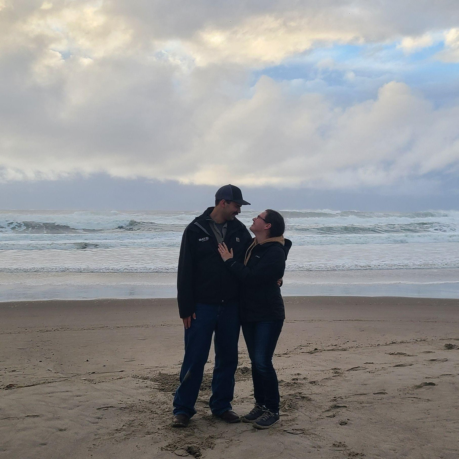 Engagement on the Oregon Coast