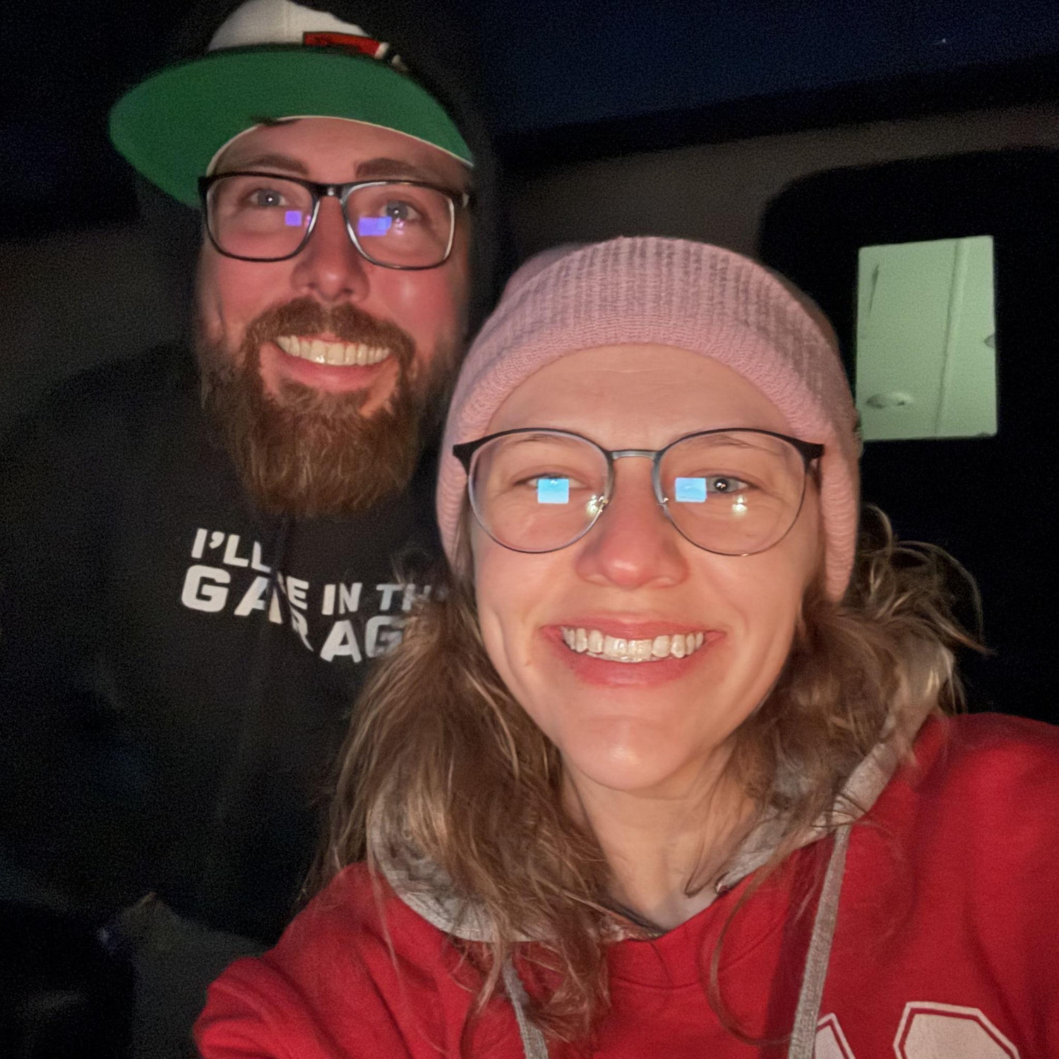 First camping trip- the night before he popped the question!
