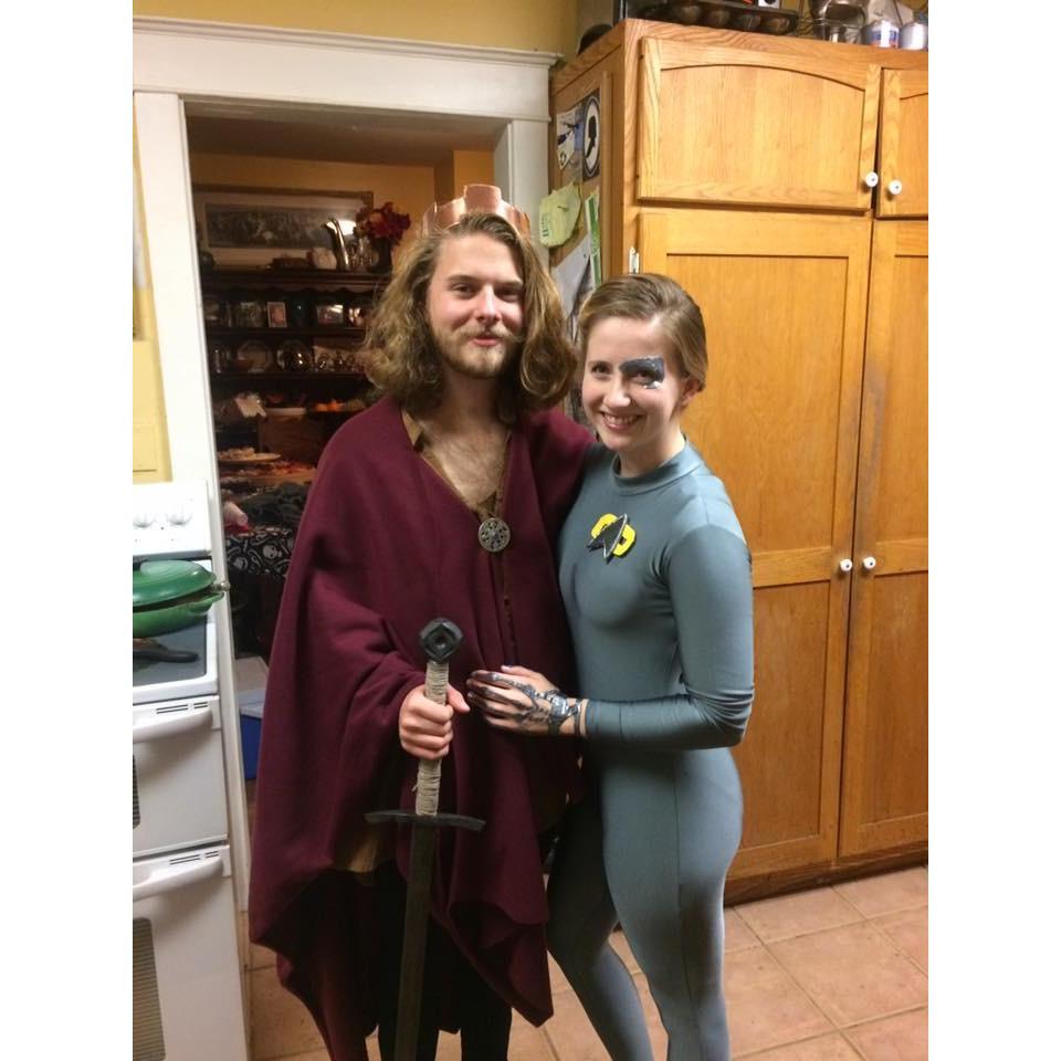 As a part of my 18th birthday celebrations, Kaitlin and I attended a Halloween party. Kaitlin won the costume contest with her "Seven of Nine" outfit.