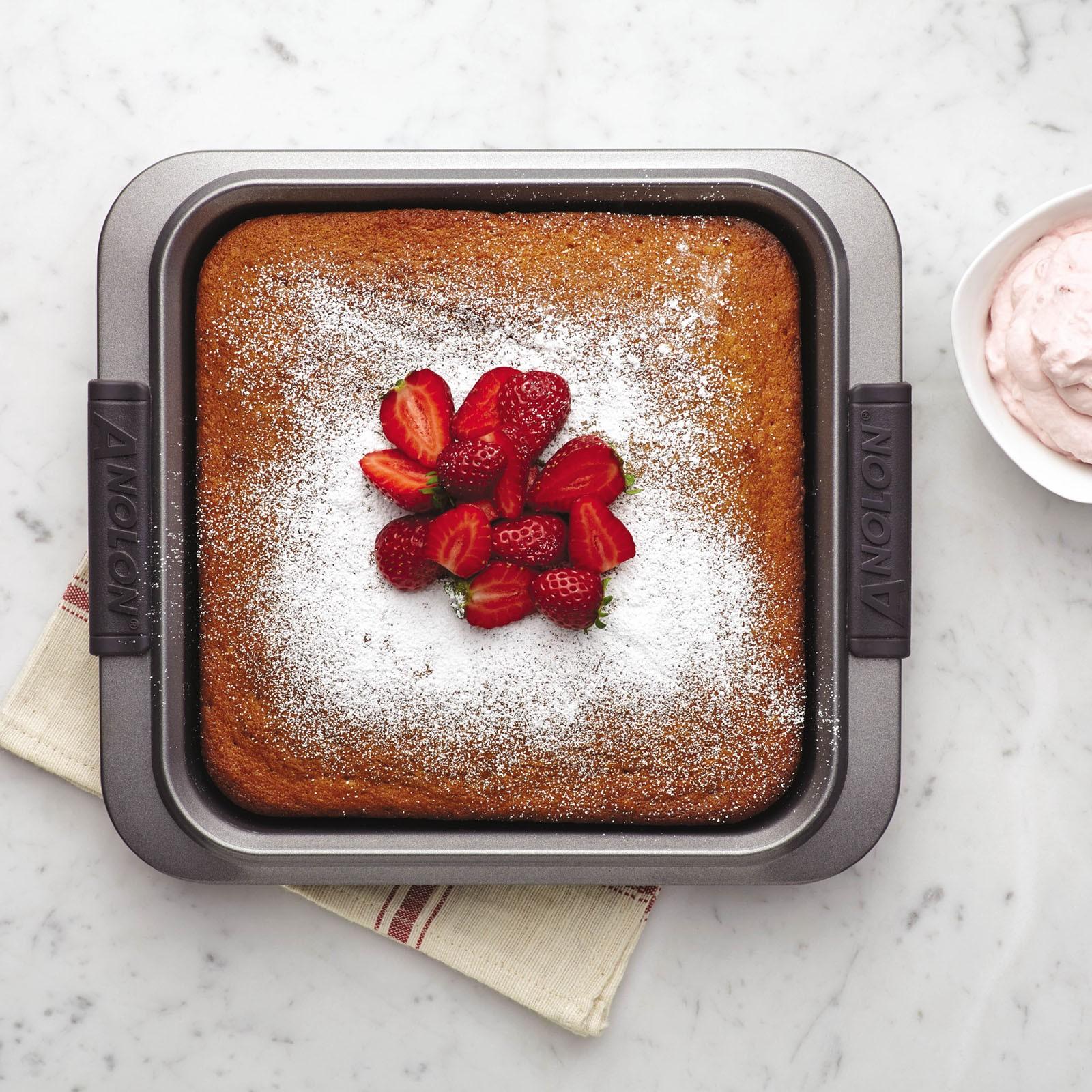 Anolon Advanced Nonstick Bakeware Rectangular Cake Pan with