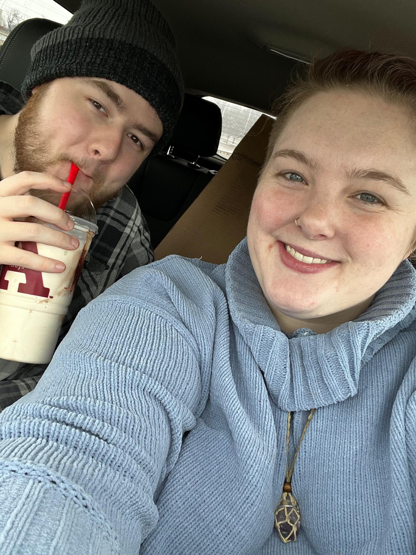 Drive around town to get cheap milkshakes