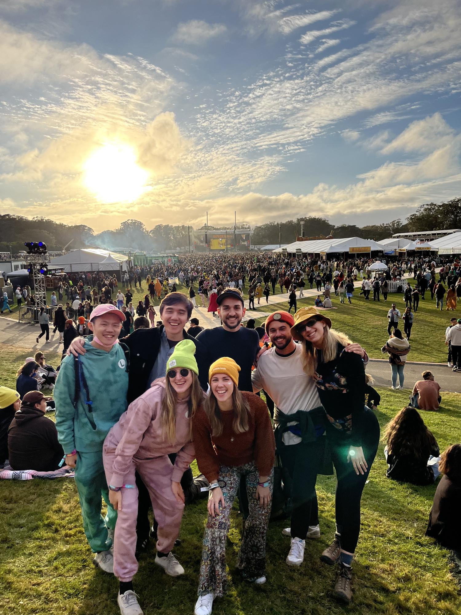 Some of our besties at Outsidelands!