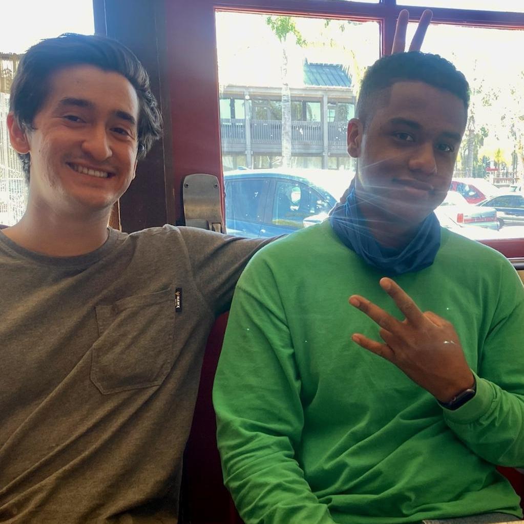 Ben and DJ with a fresh cut