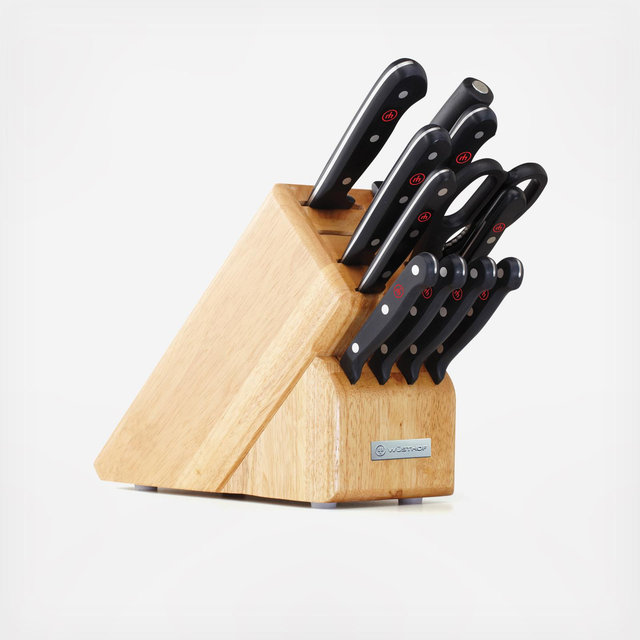 Wüsthof, 12-Piece Knife Block Essential Set, Gourmet | Zola