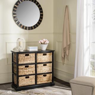 Keenan 6 Wicker Basket Storage Chest