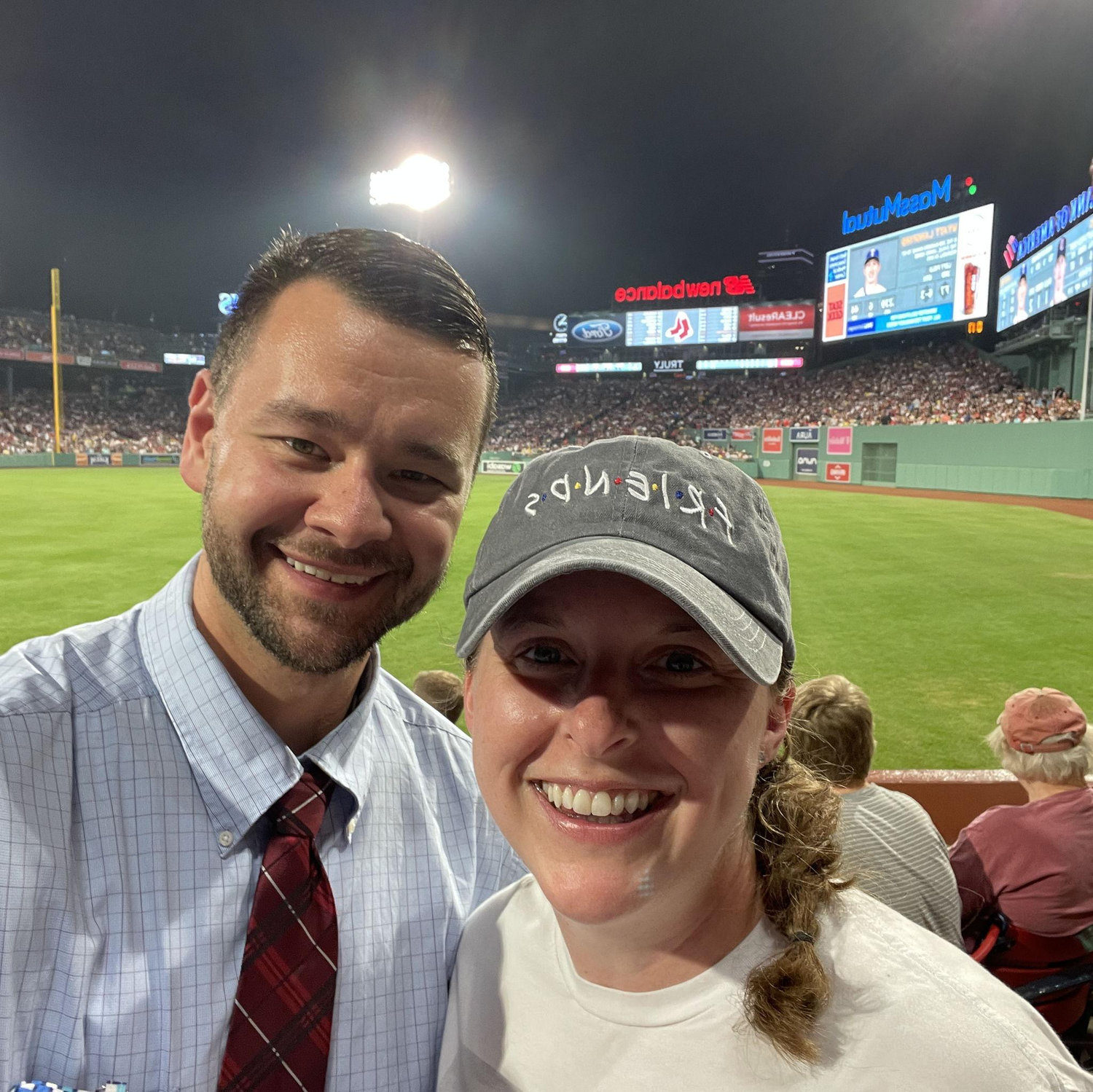 Friends (Elizabeth's favorite show!) theme night at Fenway!