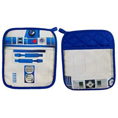 Star Wars R2-D2 Pot Holder Heat Resistant Coaster Potholder for Cooking and Baking (1 Pot Holder)