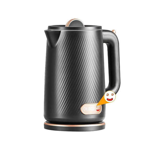 OLEGA Electric Kettle - 1500W Electric Tea Kettle 1.8L Stainless Steel Inner Electric Kettles for Boiling Water Auto Shut Off Boil-Dry Protection Electric Water Kettle for Coffee Tea