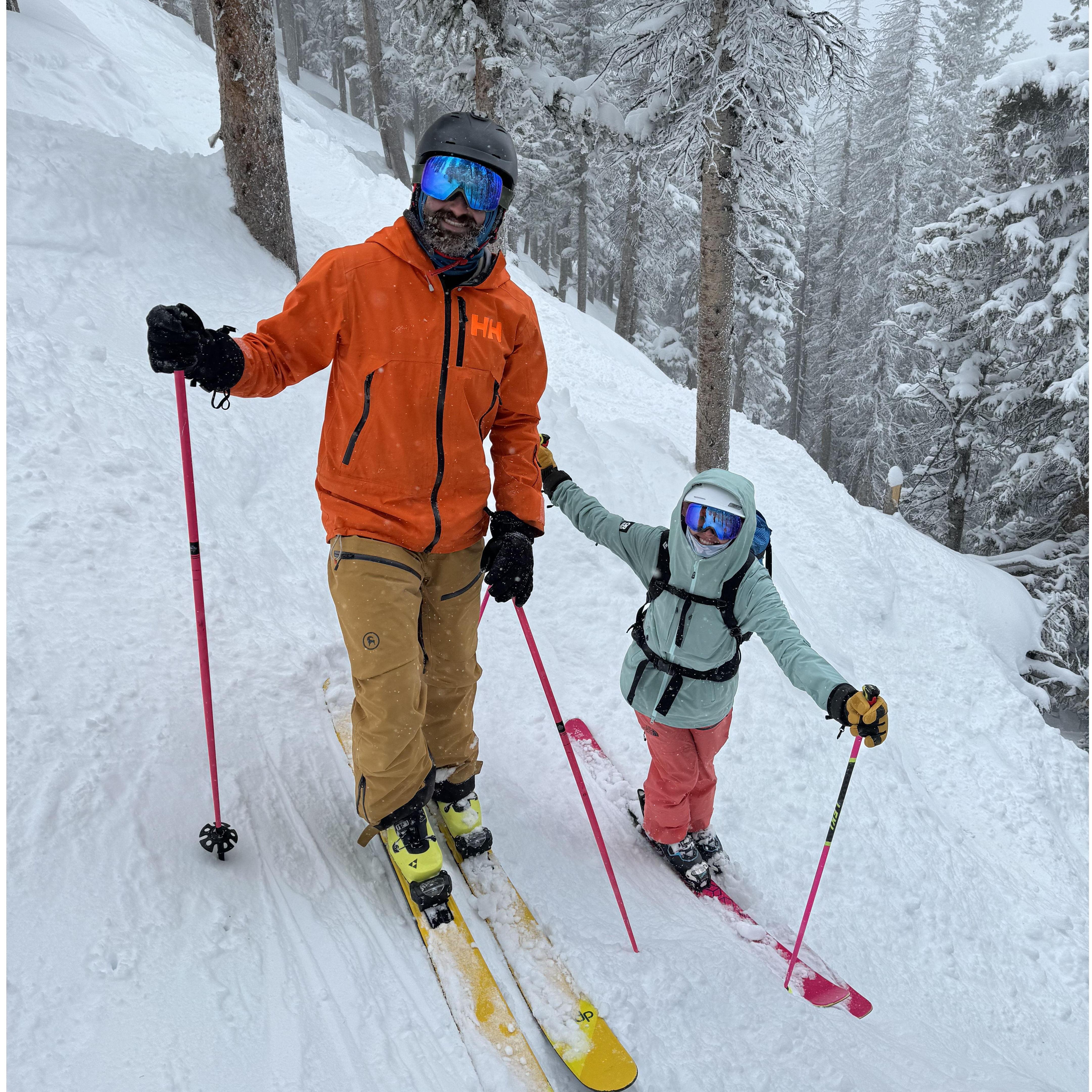 Skiing at Alta