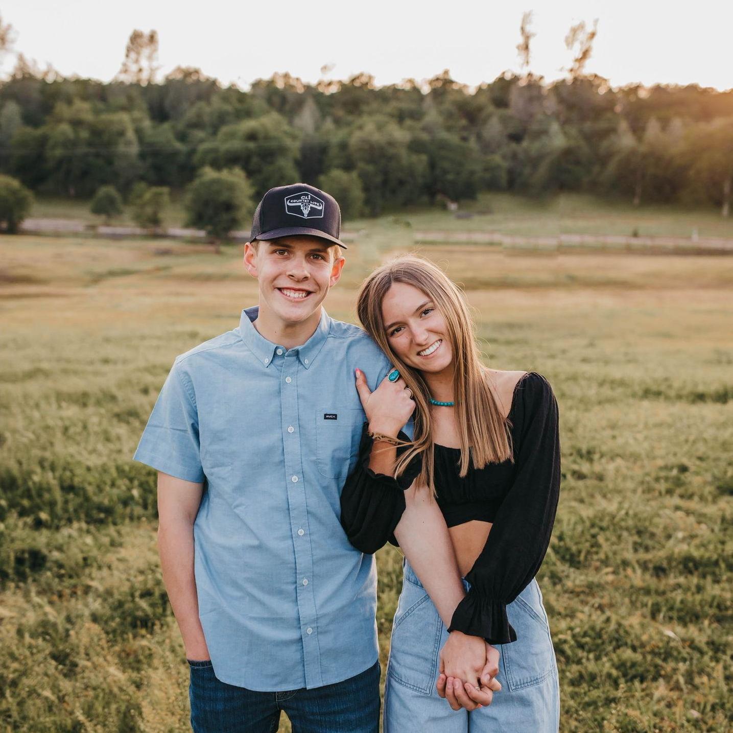 A picture of us from Grace's senior portraits. April 2022
