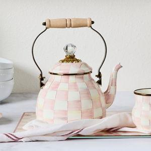 Rosy Check 2 Quart Tea Kettle