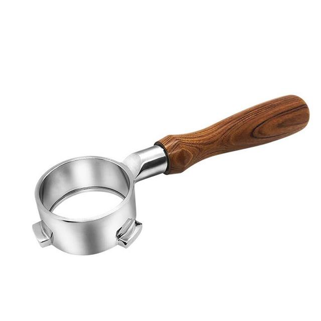 Decdeal 54mm Bottomless Portafilter, 54mm Bottomless Naked Portafilter Compatible with Breville 8 Series and 54mm Breville Machines