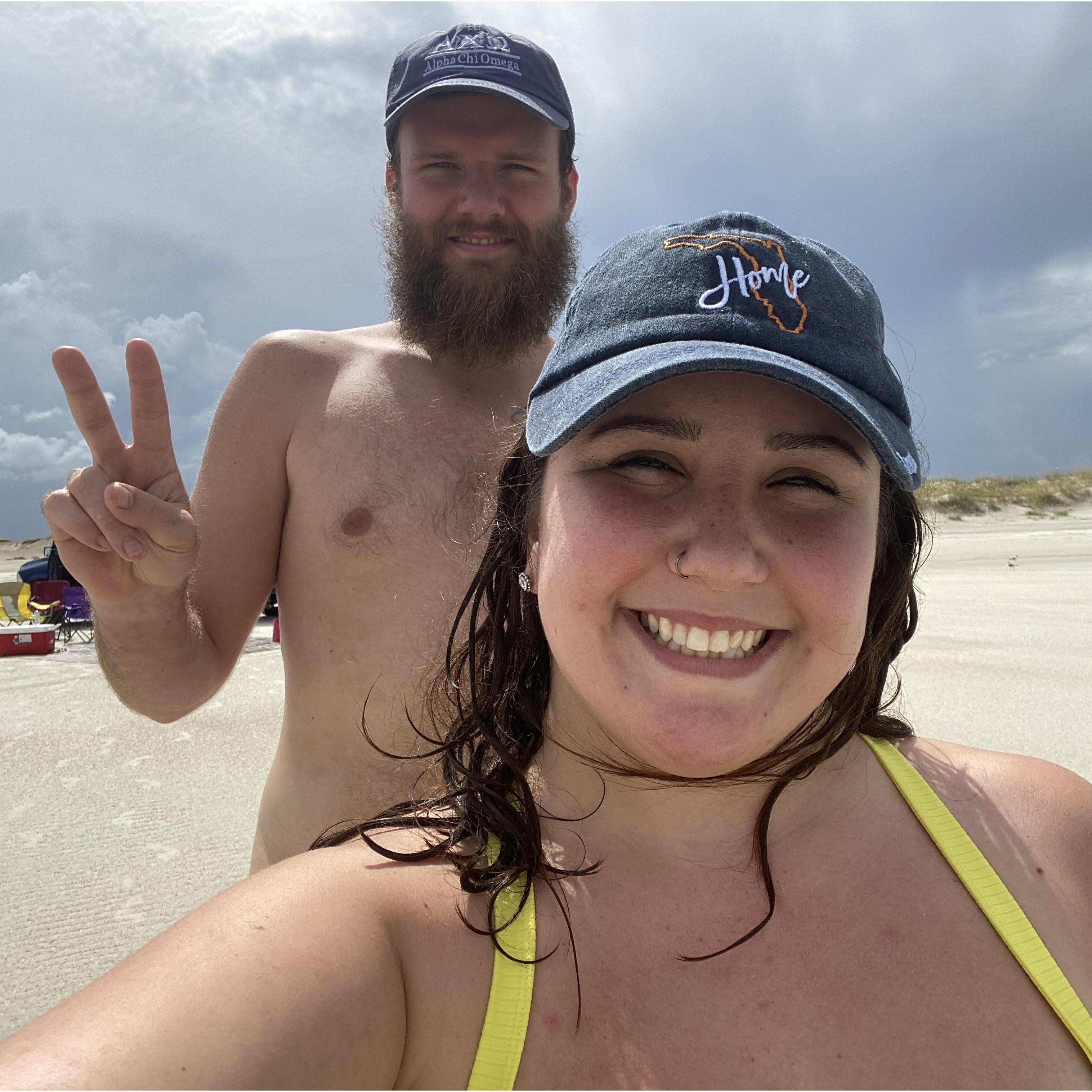 Beach day at Hugenot