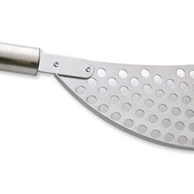 Culina Pot Strainer with Handle Heavy Duty Stainless Steel 7.5 Inch Wide