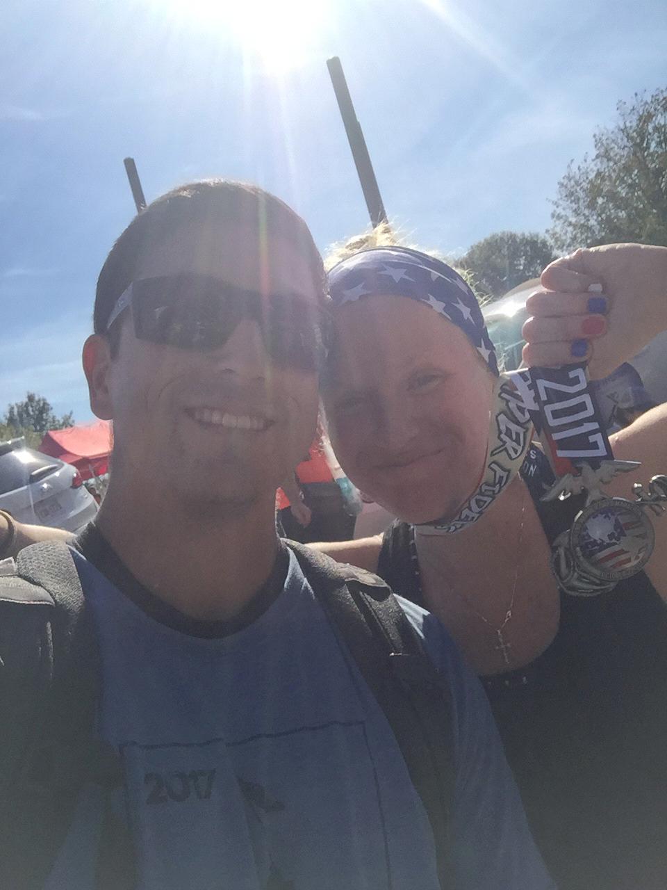 Chris being my biggest supporter, like always.