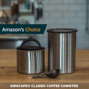 Planetary Design Airscape Coffee Canister (Medium, Brushed Steel)