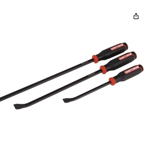 CRAFTSMAN Utility Pry Bar Set, 3 Piece, Includes 12”, 18” & 24” (CMMT98347)