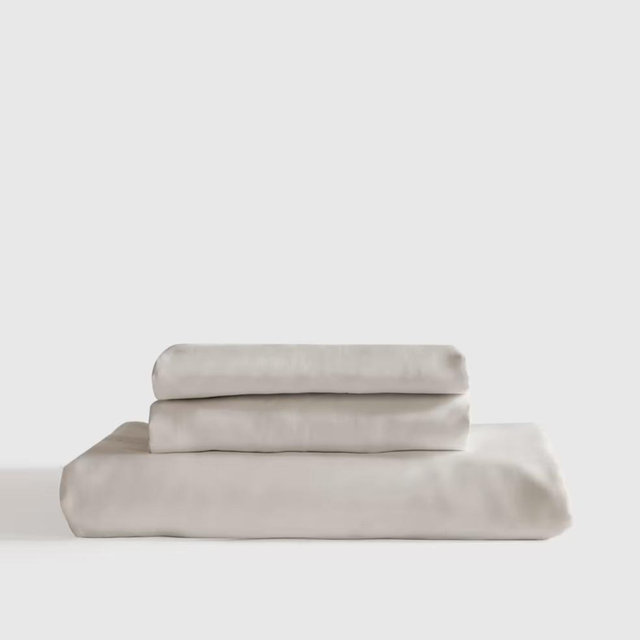 Bamboo Fitted Sheet Set in Sand
