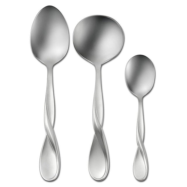 Oneida Satin Aquarius 3-Piece Hostess Set