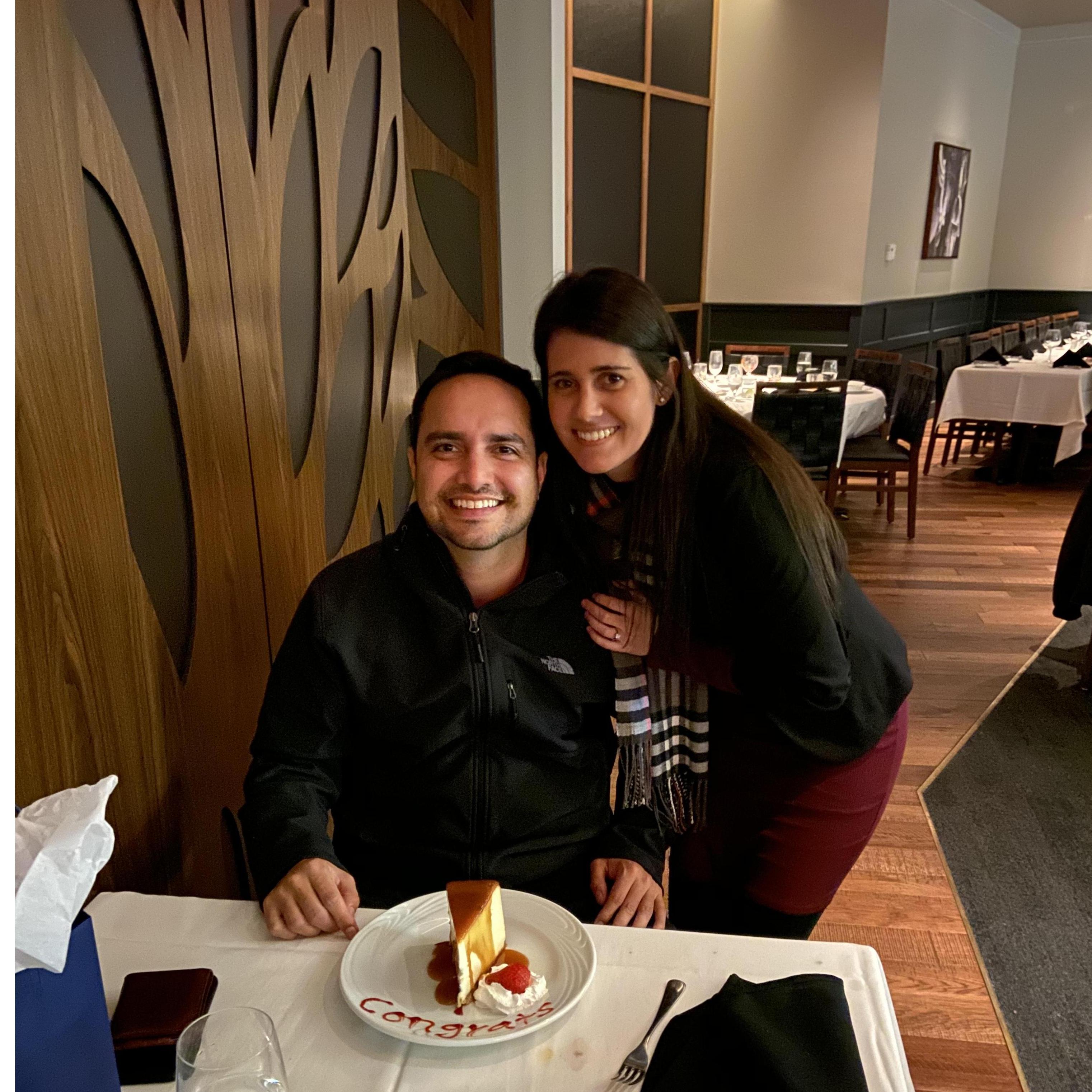 12/19/19: Citizenship and Surprise Engagement Dinner at Fogo de Chao